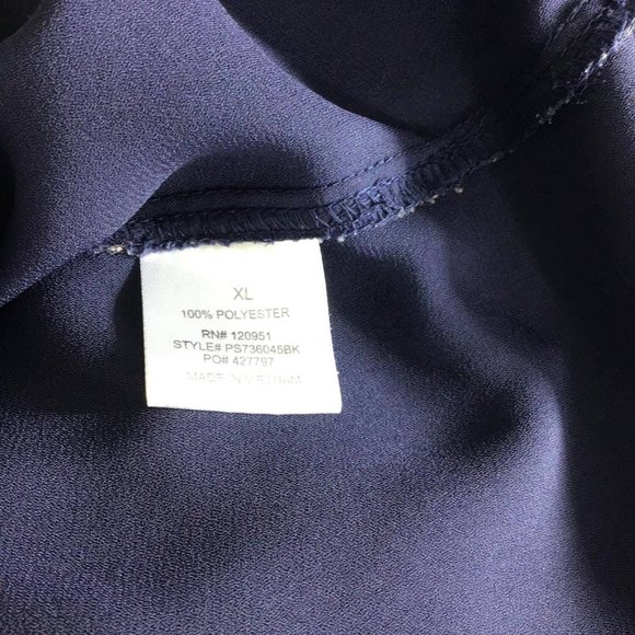 PINK ROSE Navy Top - Picture 5 of 7